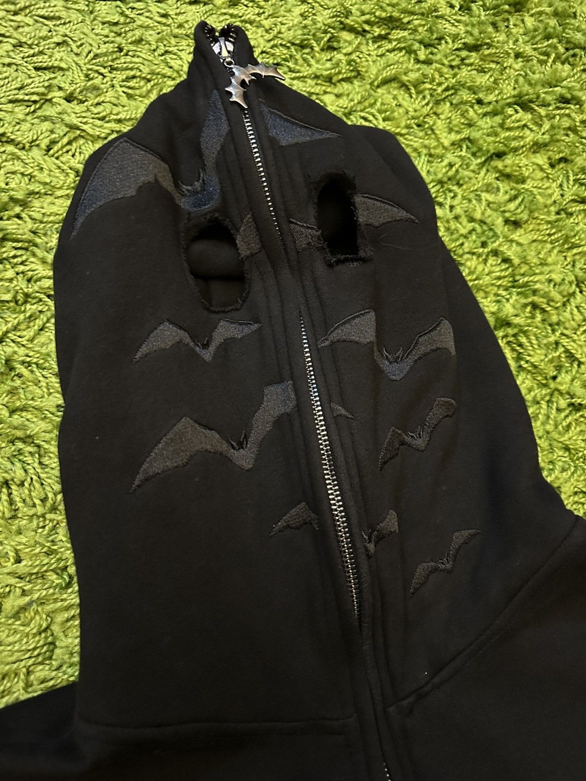 Designer rare Guapi Bats Eyes Half Zip Hoodie Size US M / EU 48-50 / 2 - 4 Thumbnail