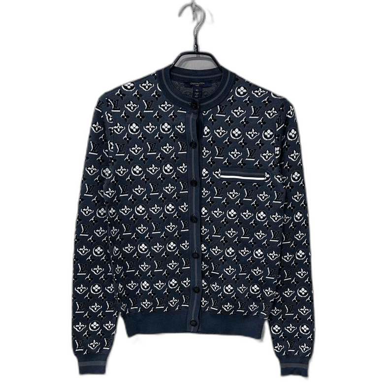 Louis Vuitton Louis Vuitton Knitted Cardigan with Pattern -2505 Size US XS / EU 42 / 0 - 1 Thumbnail