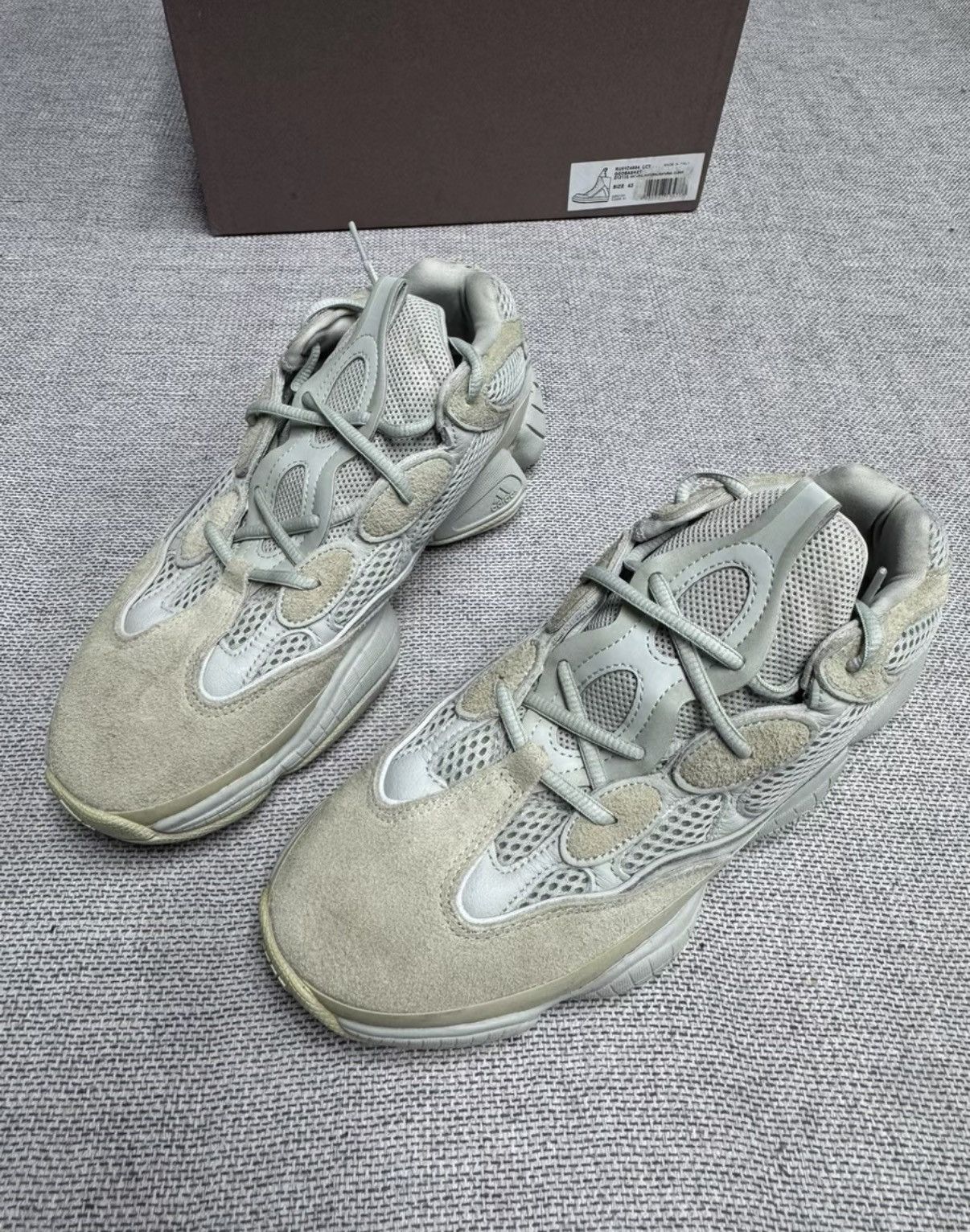 Adidas Adidas Yeezy 500 Salt EE7287 K37 Size US 9.5 / EU 42-43 - 2 Thumbnail