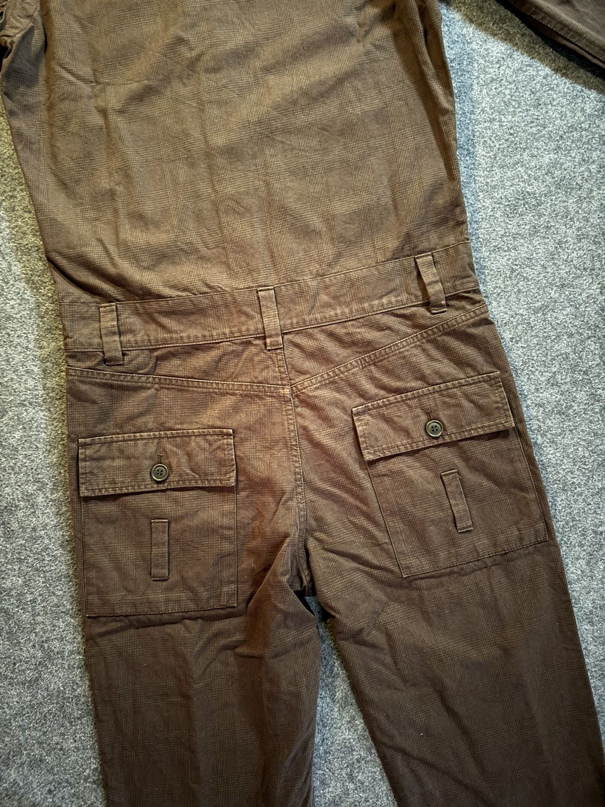 PPFM PPFM Checkered Brown Coverall Jacket Size US M / EU 48-50 / 2 - 10 Thumbnail