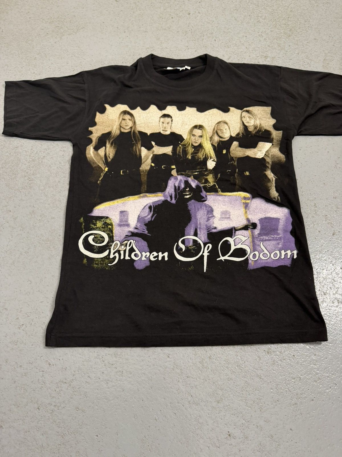 Band Tees Vintage 00s Children Of Bodom Rock T-Shirt Size US L / EU 52-54 / 3 - 7 Thumbnail