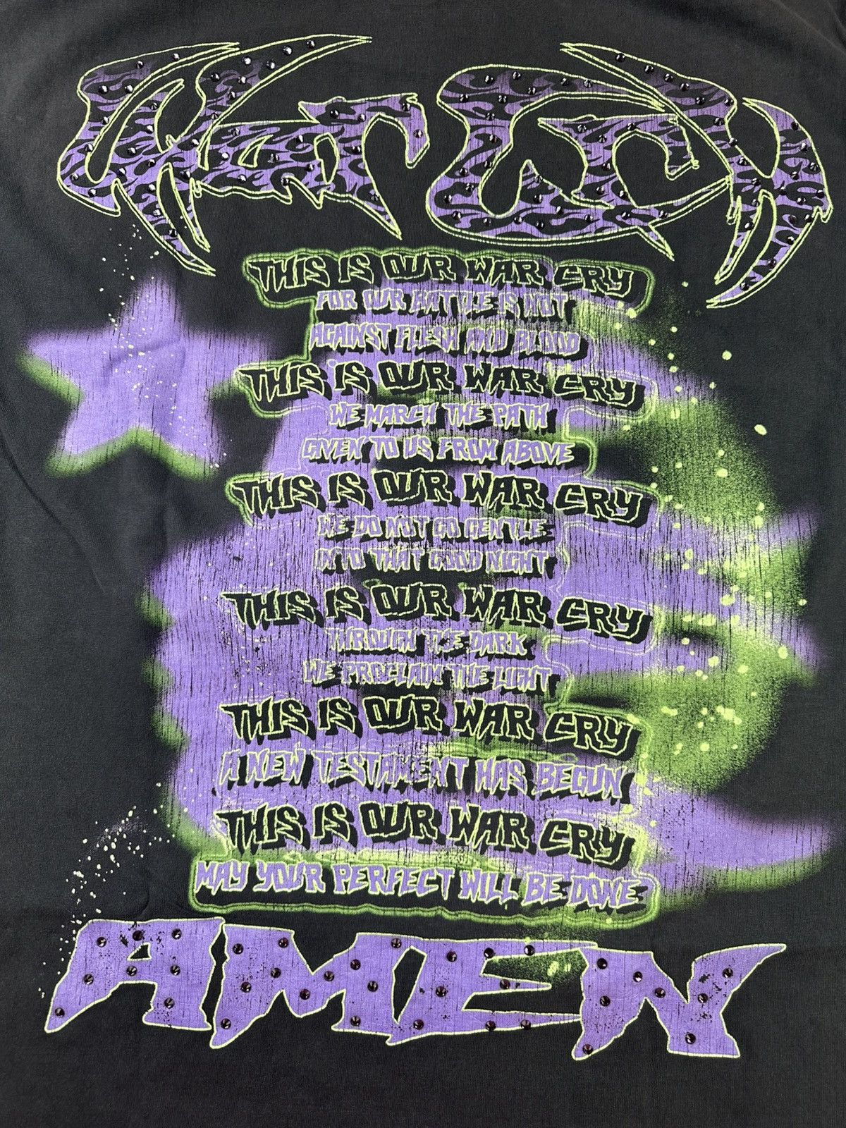 HELLSTAR Hellstar Amen T-shirt Size US S / EU 44-46 / 1 - 7 Thumbnail