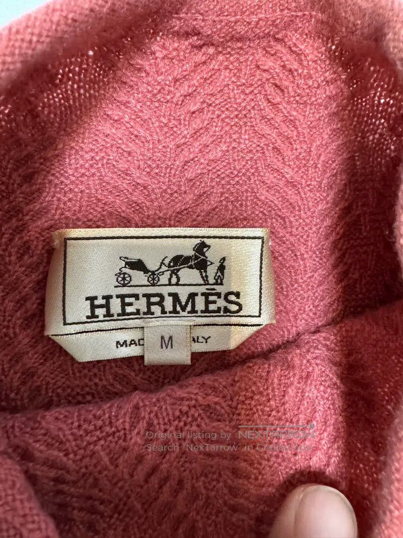 Hermes Hermes Cashmere Jumper, 100% Cashmere Size US M / EU 48-50 / 2 - 7 Thumbnail