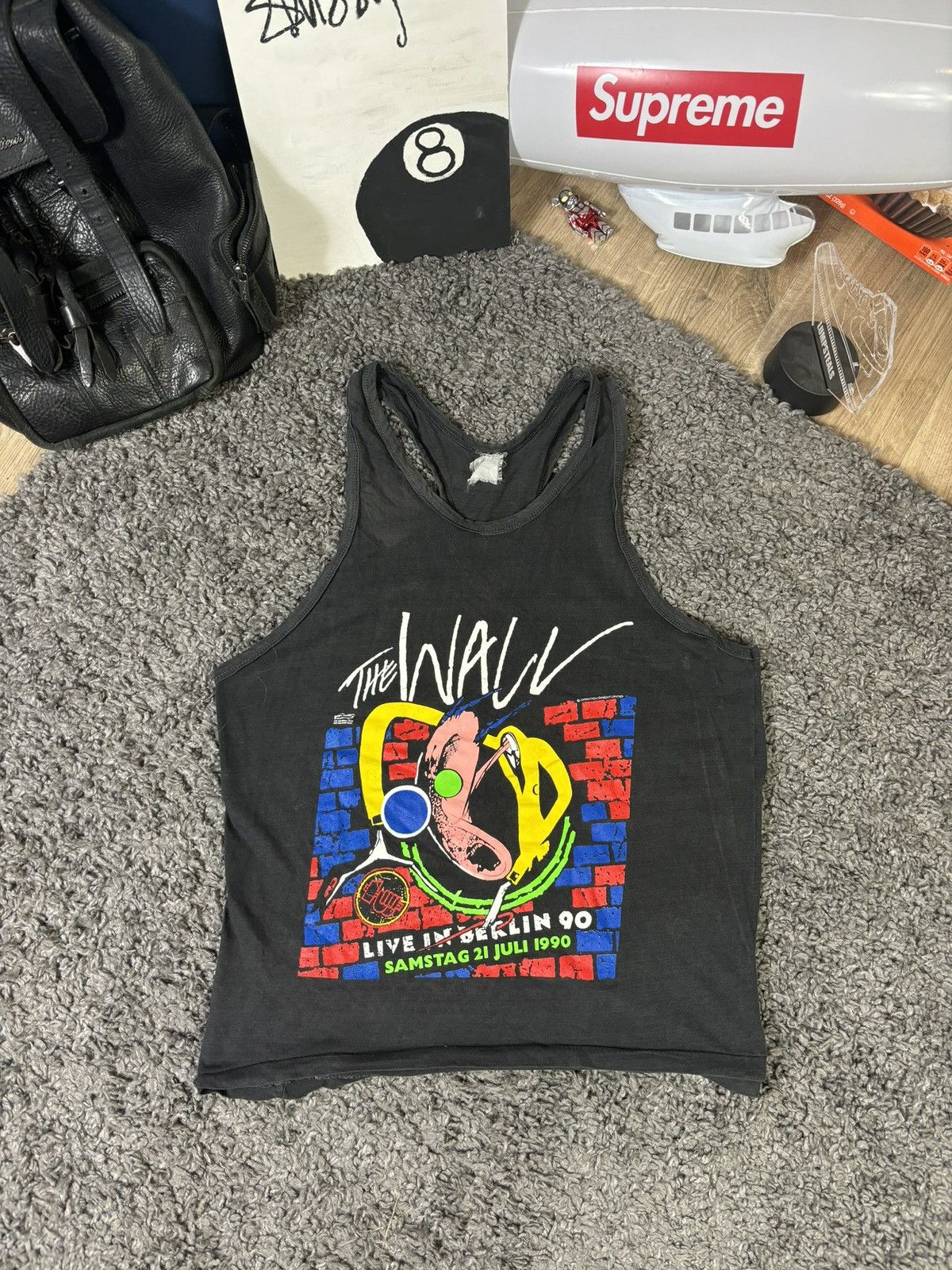 Band Tees × Pink Floyd × Vintage Pink Floyd Vintage 90s Og 1990 The Wall Tour Band Rock Tee Size US M / EU 48-50 / 2 - 1 Thumbnail