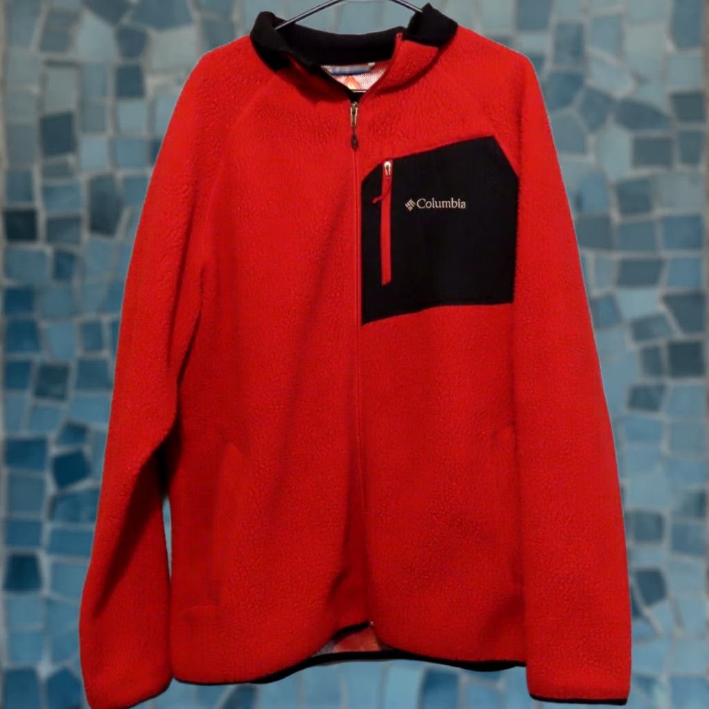 Vintage Columbia Jacket Omni-Heat Full Zip Men XL Red Activewear Outdoor Size US XL / EU 56 / 4 - 1 Thumbnail