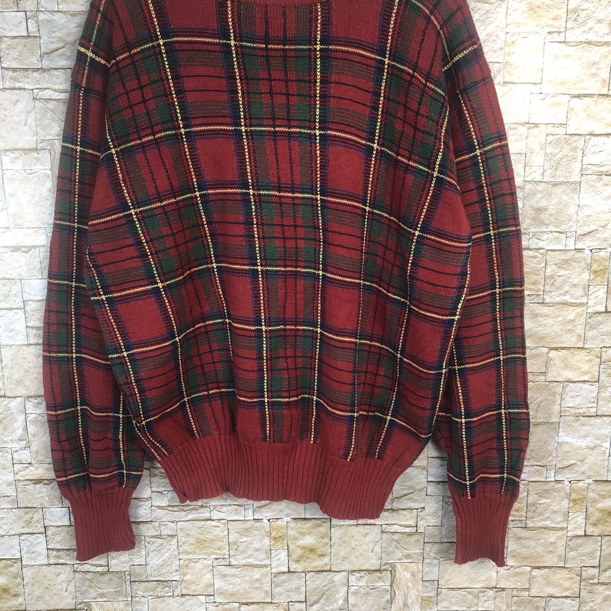 Ralph Lauren Polo Ralph Lauren checkered Red Knitwear #A22 Size US L / EU 52-54 / 3 - 3 Thumbnail