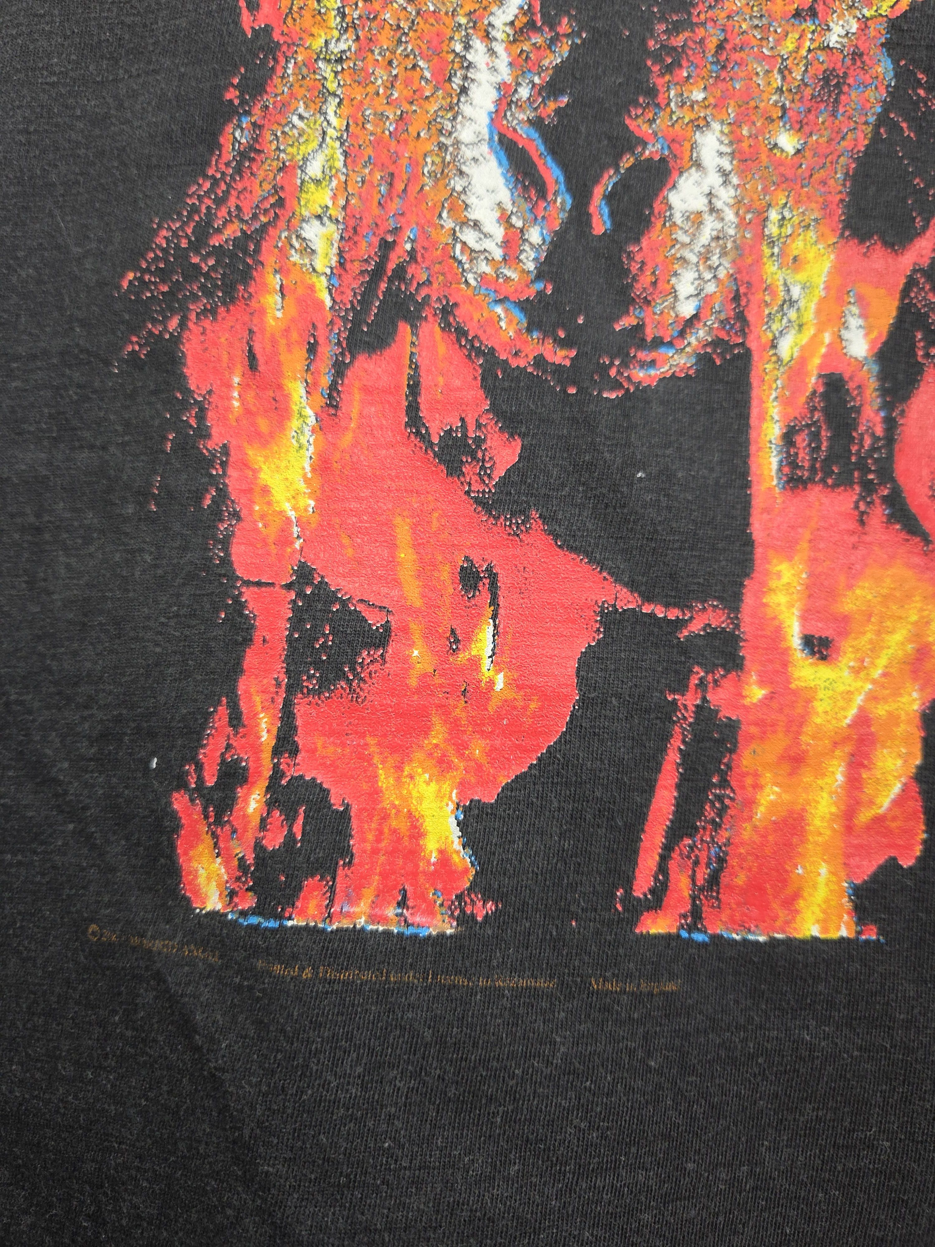 Band Tees × Vintage 90s Morbid Angel Goat Covenant Long-sleeved XL 23" 29.5" Size US XL / EU 56 / 4 - 4 Thumbnail