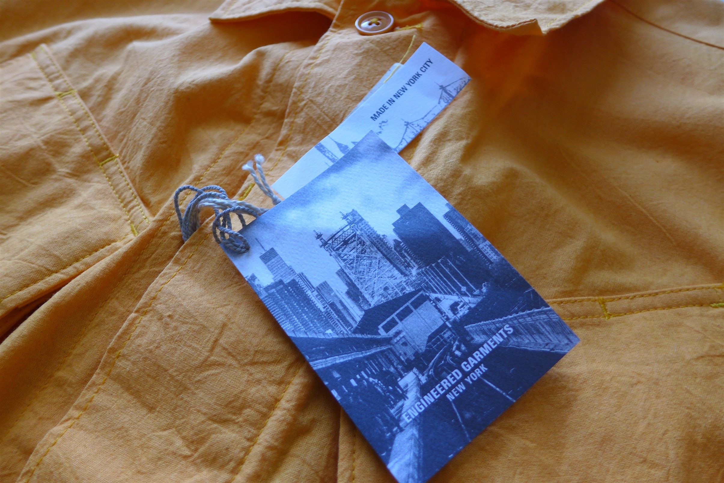 Engineered Garments Engineered Garments Jungle Fatigue Jacket - Yellow Cotton Size US S / EU 44-46 / 1 - 6 Thumbnail