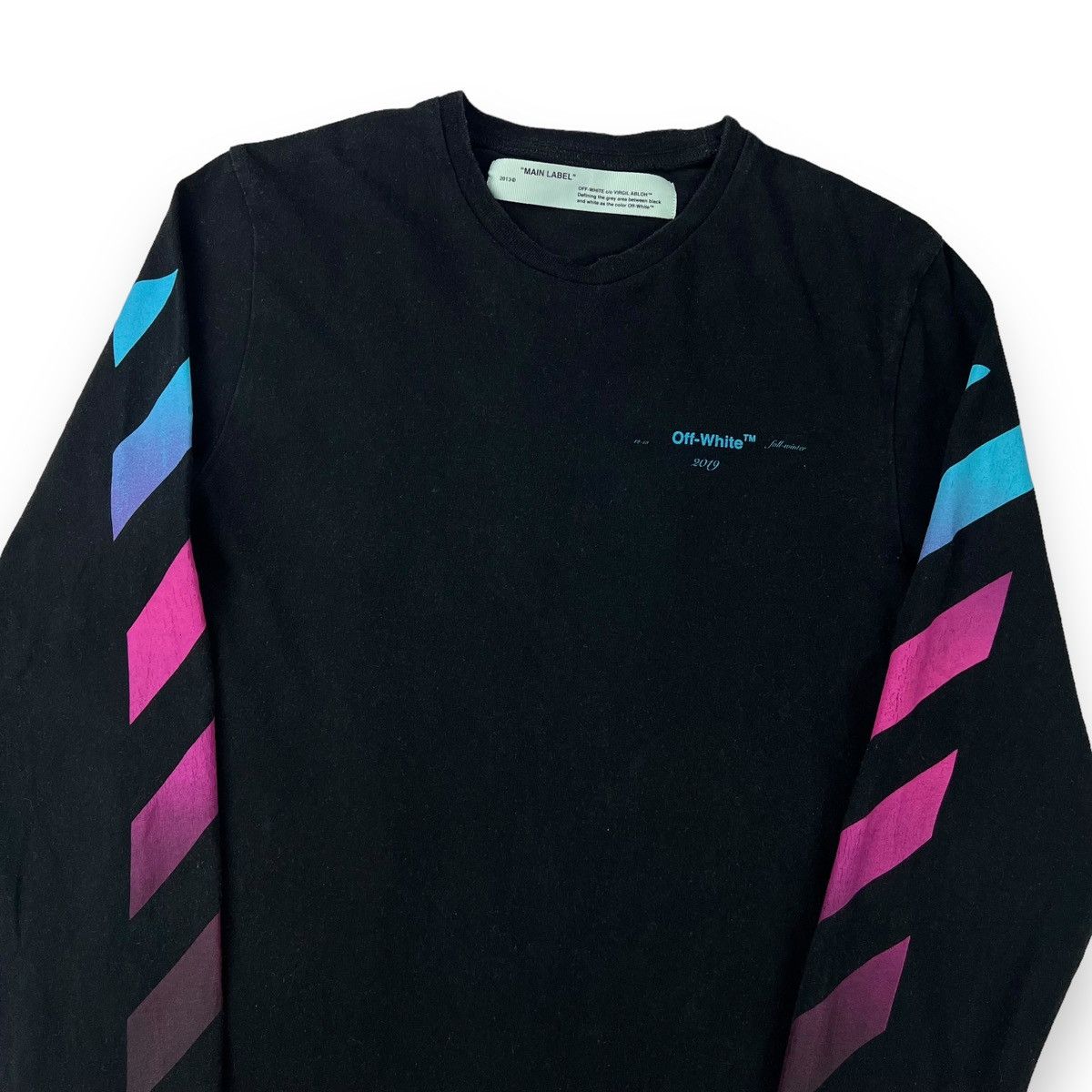 Off-White Off-White Gradient Arrows Black Long Sleeve T Shirt Size US XS / EU 42 / 0 - 2 Thumbnail
