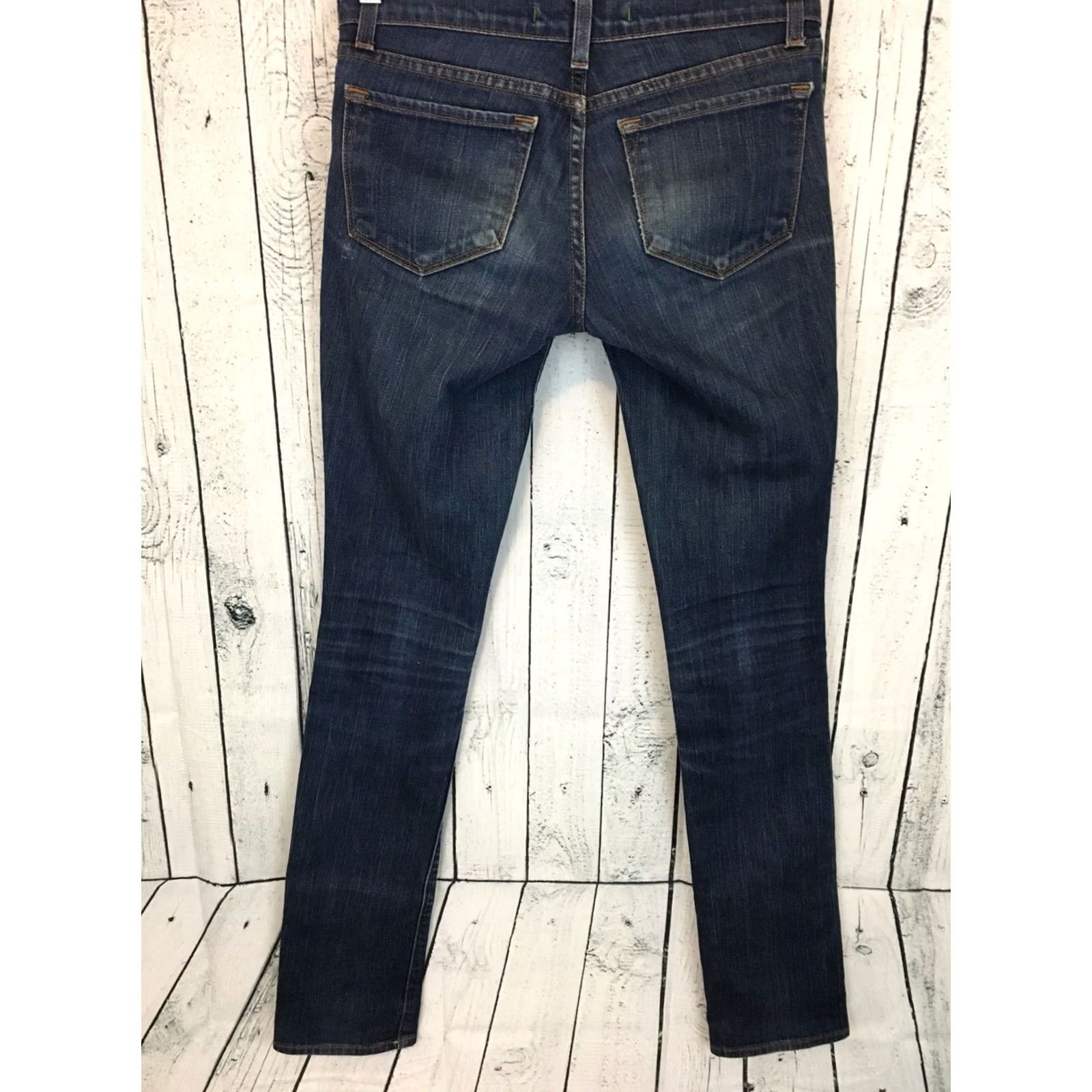 J Brand J Brand Skinny Jeans Blue Mid Rise Size 24 Women's Denim Cotton Blend 34 Inseam Slim Wash Medium Size 42" / US 20 - 3 Thumbnail
