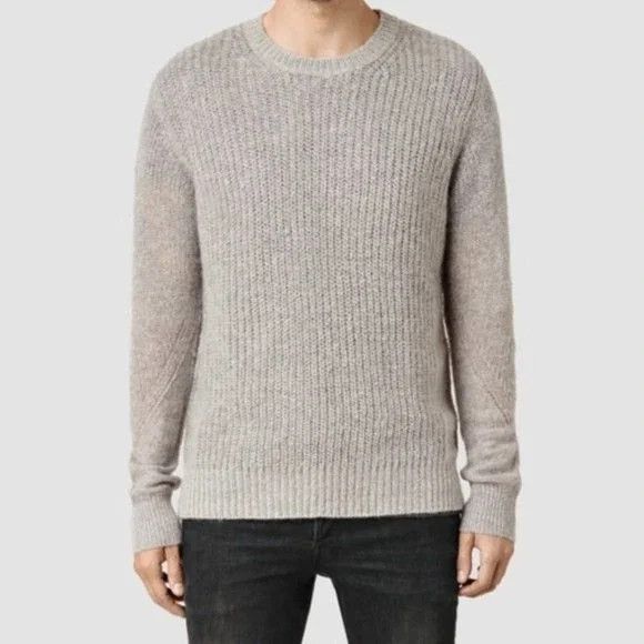 Allsaints Allsaints Montall Crew Mesh Mohair Sweater Size US L / EU 52-54 / 3 - 20 Thumbnail