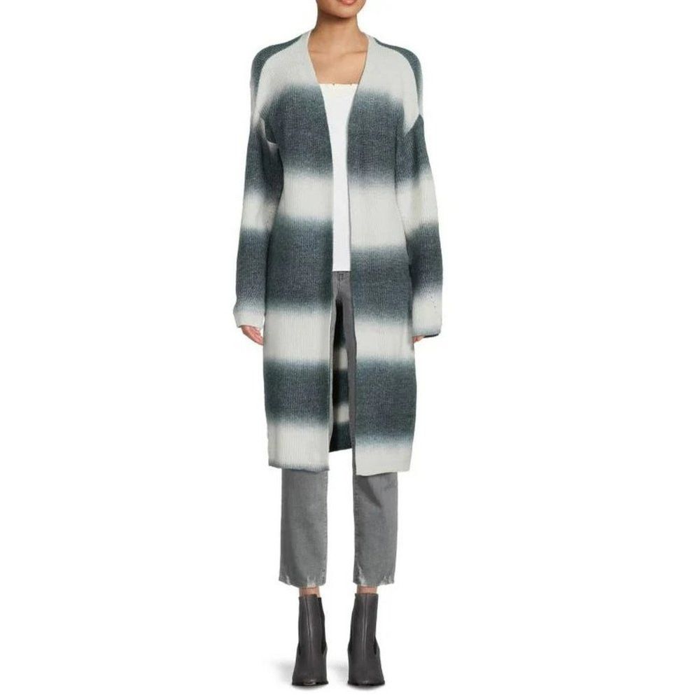 Other NWT New $118 BCBGeneraton ​Ombre Striped Open Front Cardiga Size S / US 4 / IT 40 - 1 Thumbnail