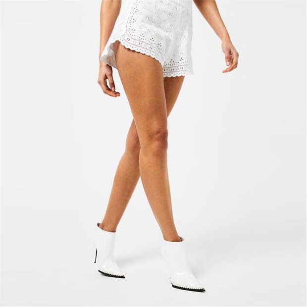 Dolce & Gabbana o1g2r1mq1024 Patent Leather Ankle Boots in Bianco Size US 7 / IT 37 - 5 Thumbnail