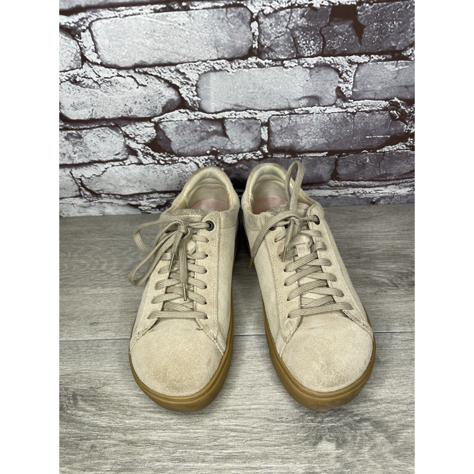 Birkenstock Birkenstock Bend Beige Suede Low Lace Up Sneakers Shoes Wome Size US 6.5 / IT 36.5 - 16 Thumbnail