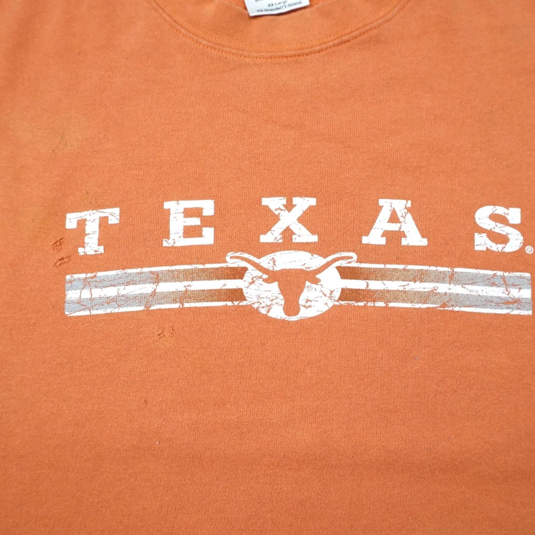 Thrasher VINTAGE University of Texas Thrashed Mens 2XL Orange Long Sleeve T-Shirt Size US XXL / EU 58 / 5 - 7 Thumbnail