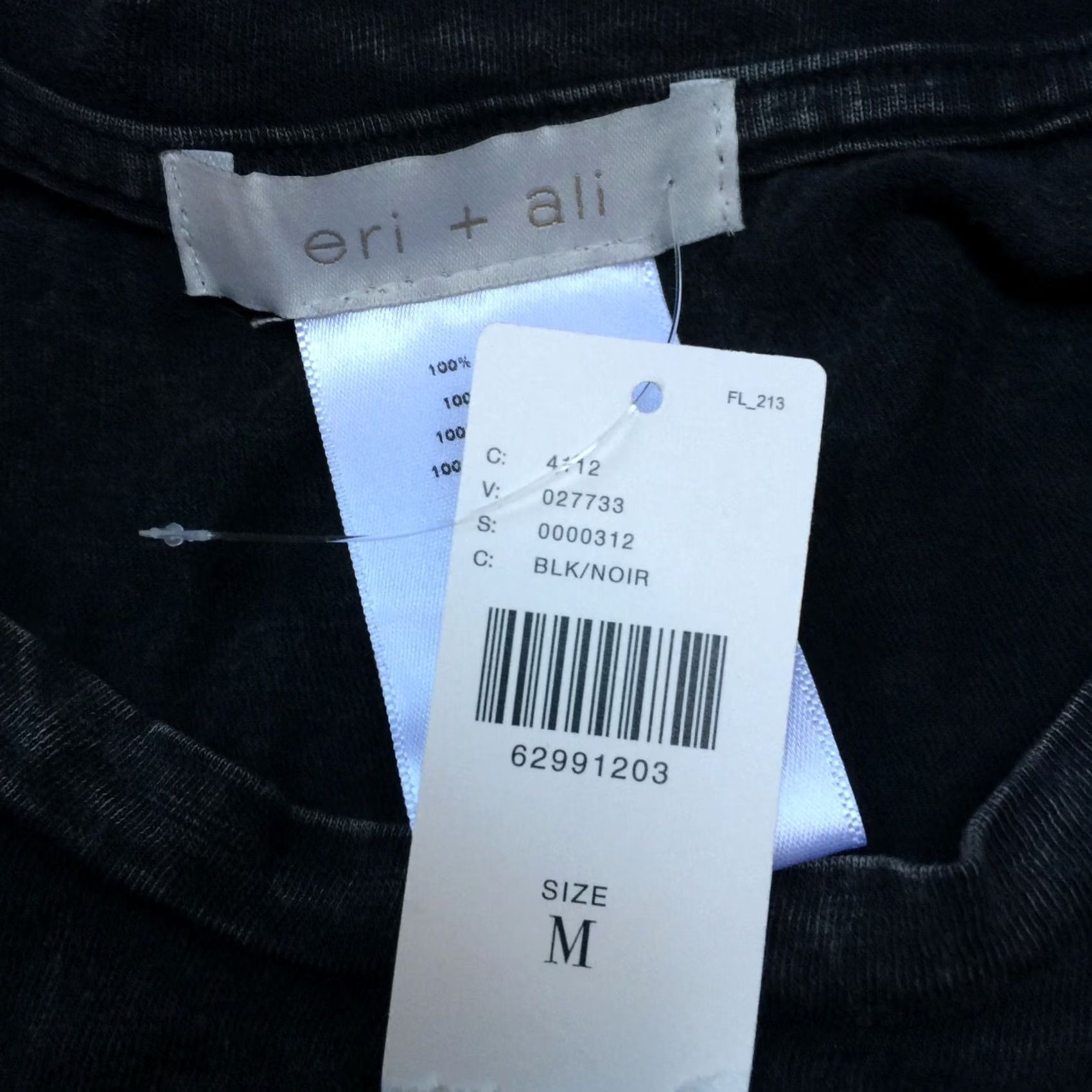 Anthropologie Anthropologie Eri + Ali Women Sleeveless Ruffle Tank Top Medium Black Casual New Size M / US 6-8 / IT 42-44 - 5 Thumbnail