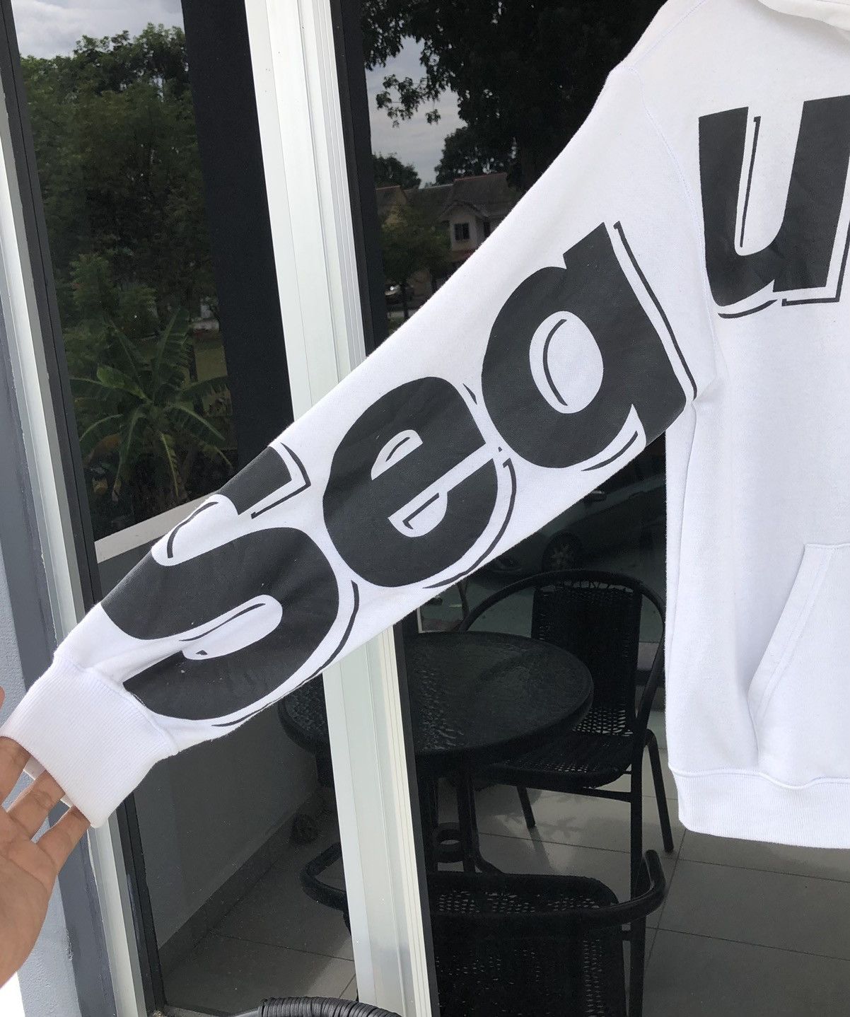 Japanese Brand B One Soul Big Spellout Printed Hoodies Size US L / EU 52-54 / 3 - 7 Thumbnail