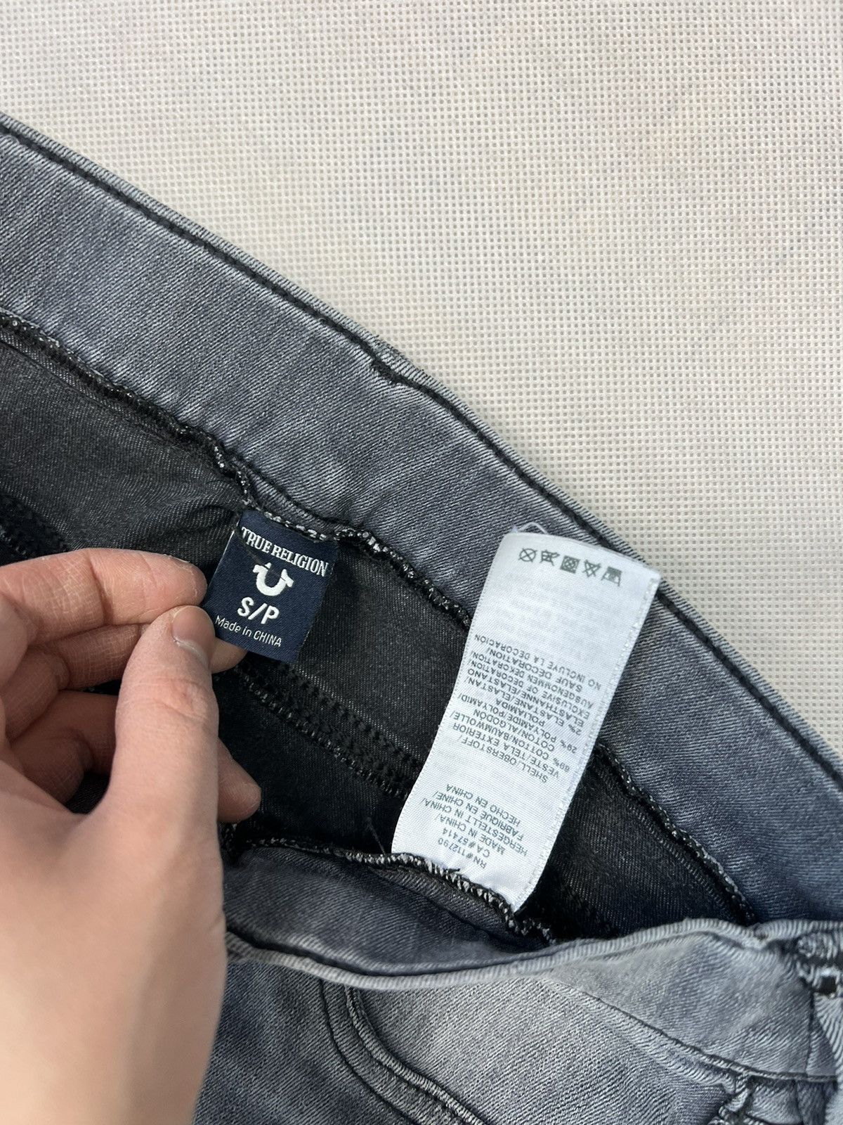 True Religion Pants True Religion Jeans Grey Women Slim Fit Size 27" / US 4 / IT 40 - 3 Thumbnail