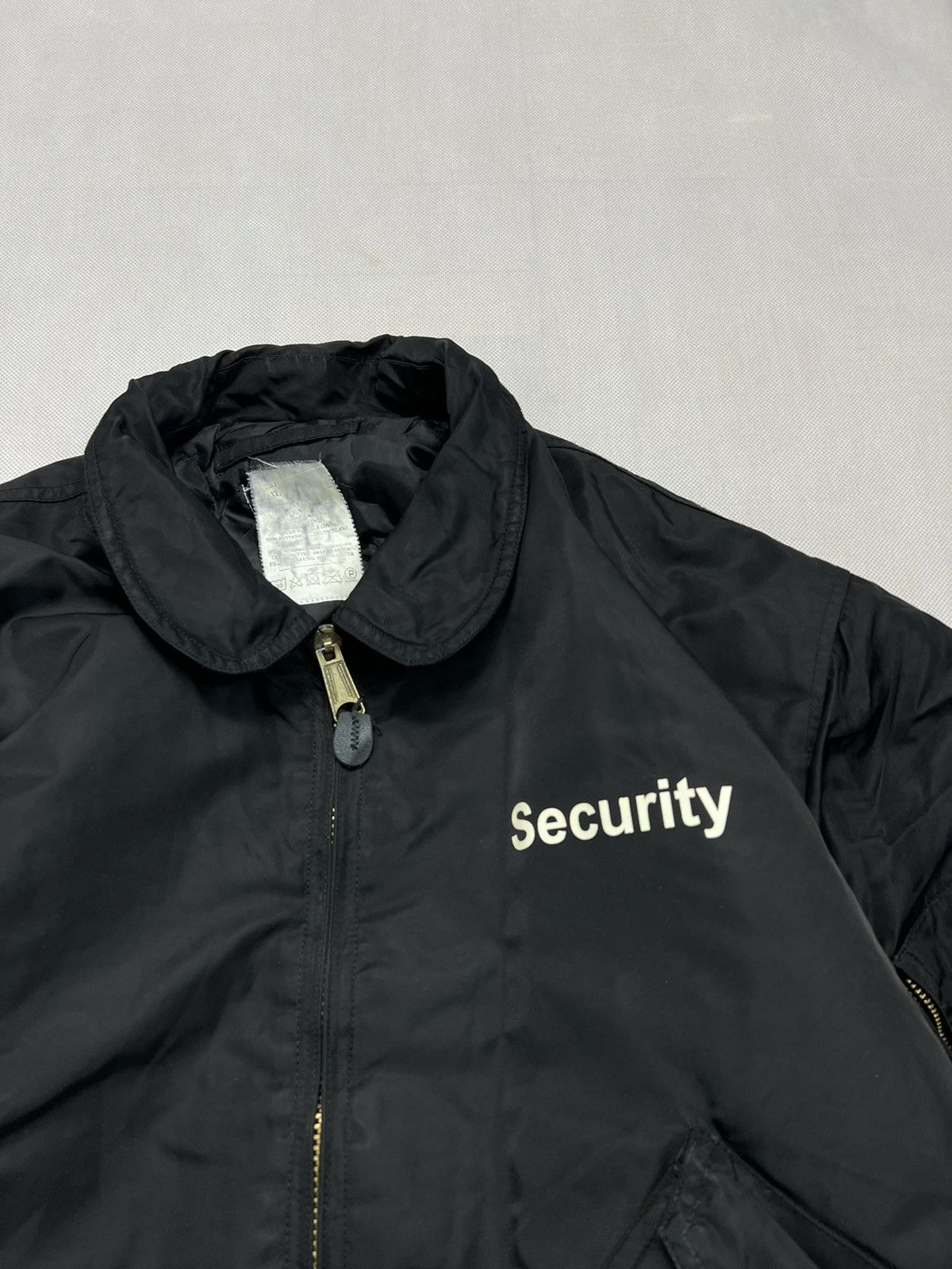 Vintage Bomber Jacket MA 1 Security vintage 90’s fly’ers boxy fit Size US XXL / EU 58 / 5 - 2 Thumbnail