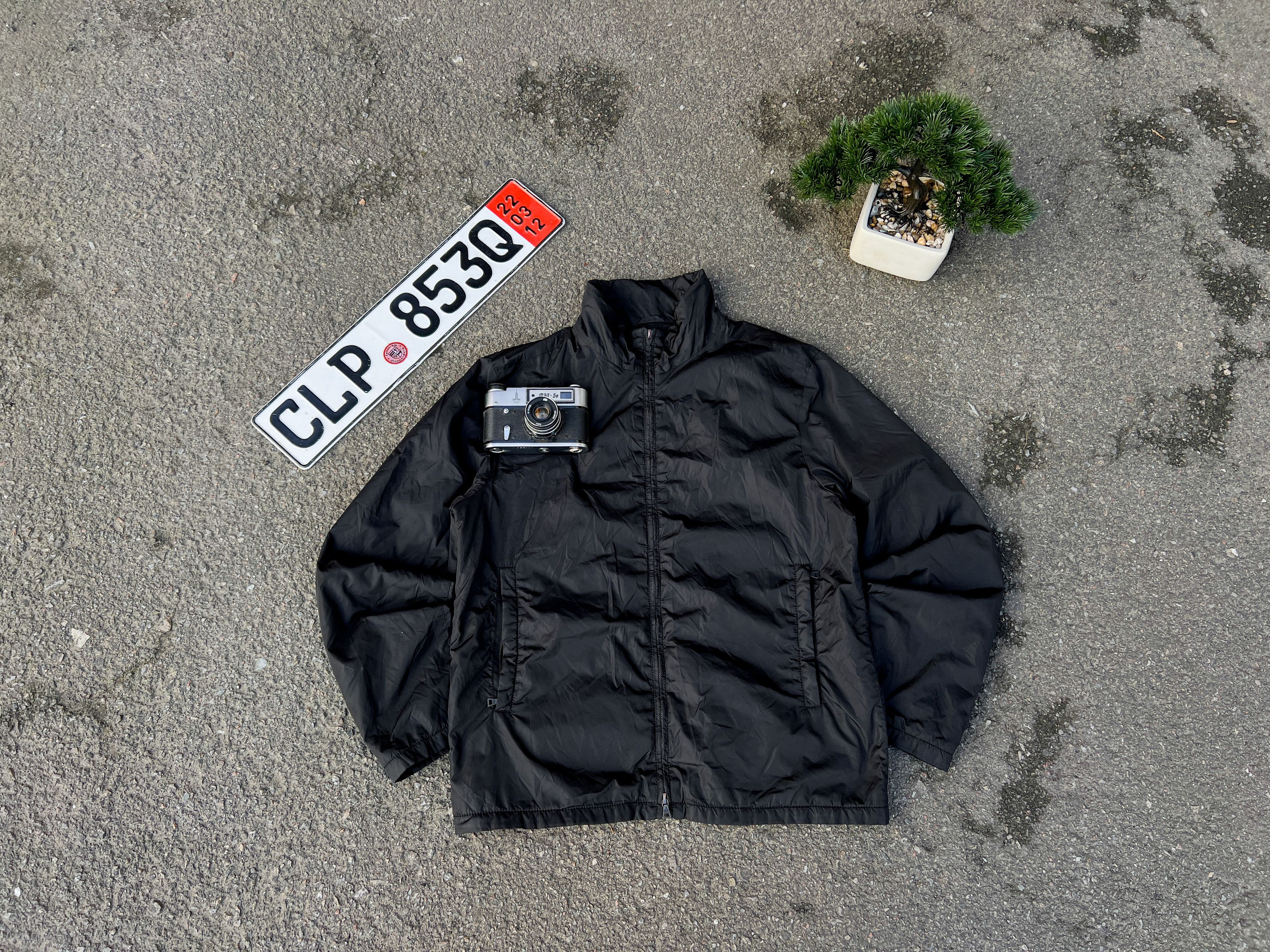 ジャケット・アウター 00s Prada nylon pattern military jacket s-l1200.jpg