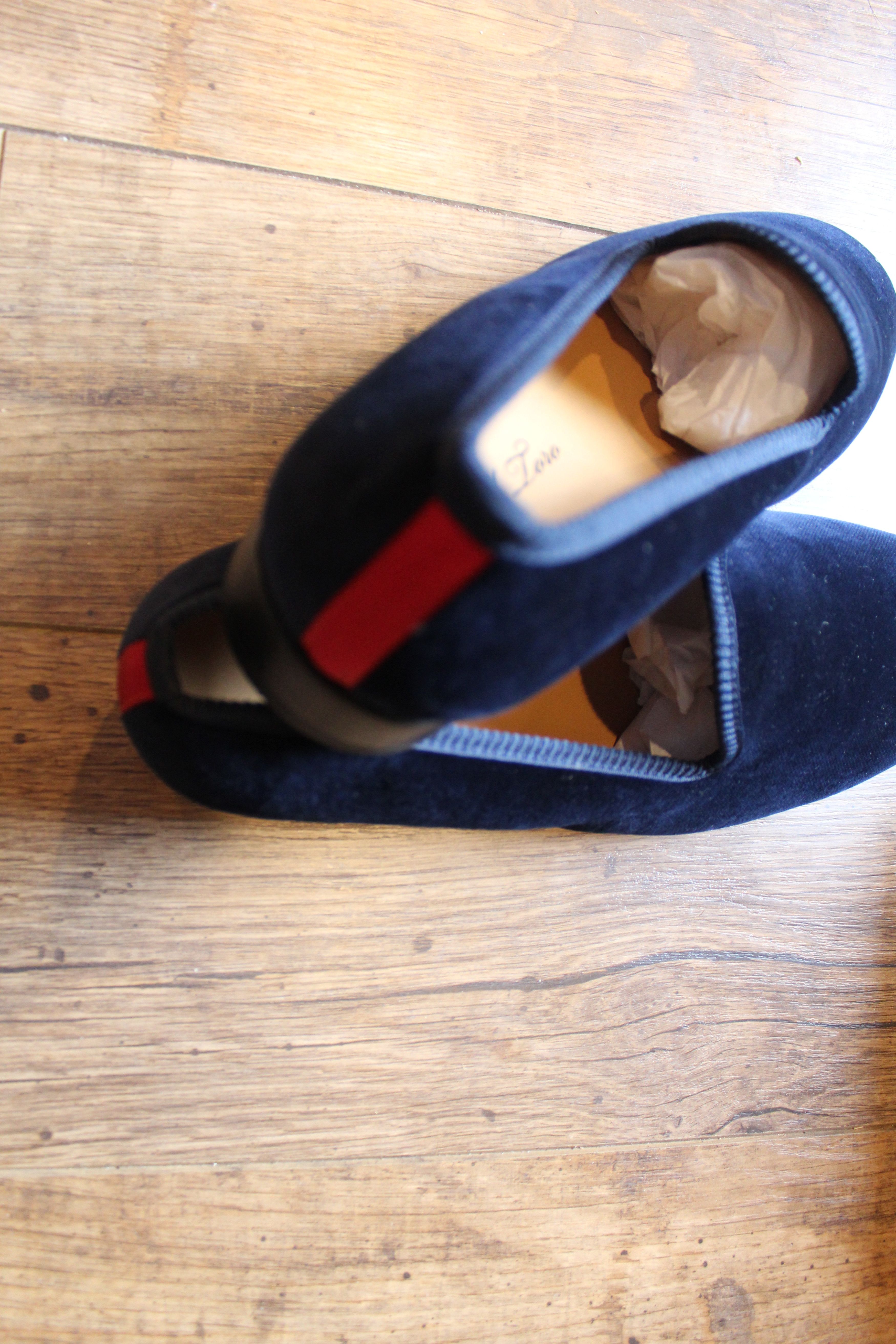 Del Toro Del Toro Men’s Velvet Slippers – Navy – USA 11.5 Size US 11.5 / EU 44-45 - 6 Thumbnail