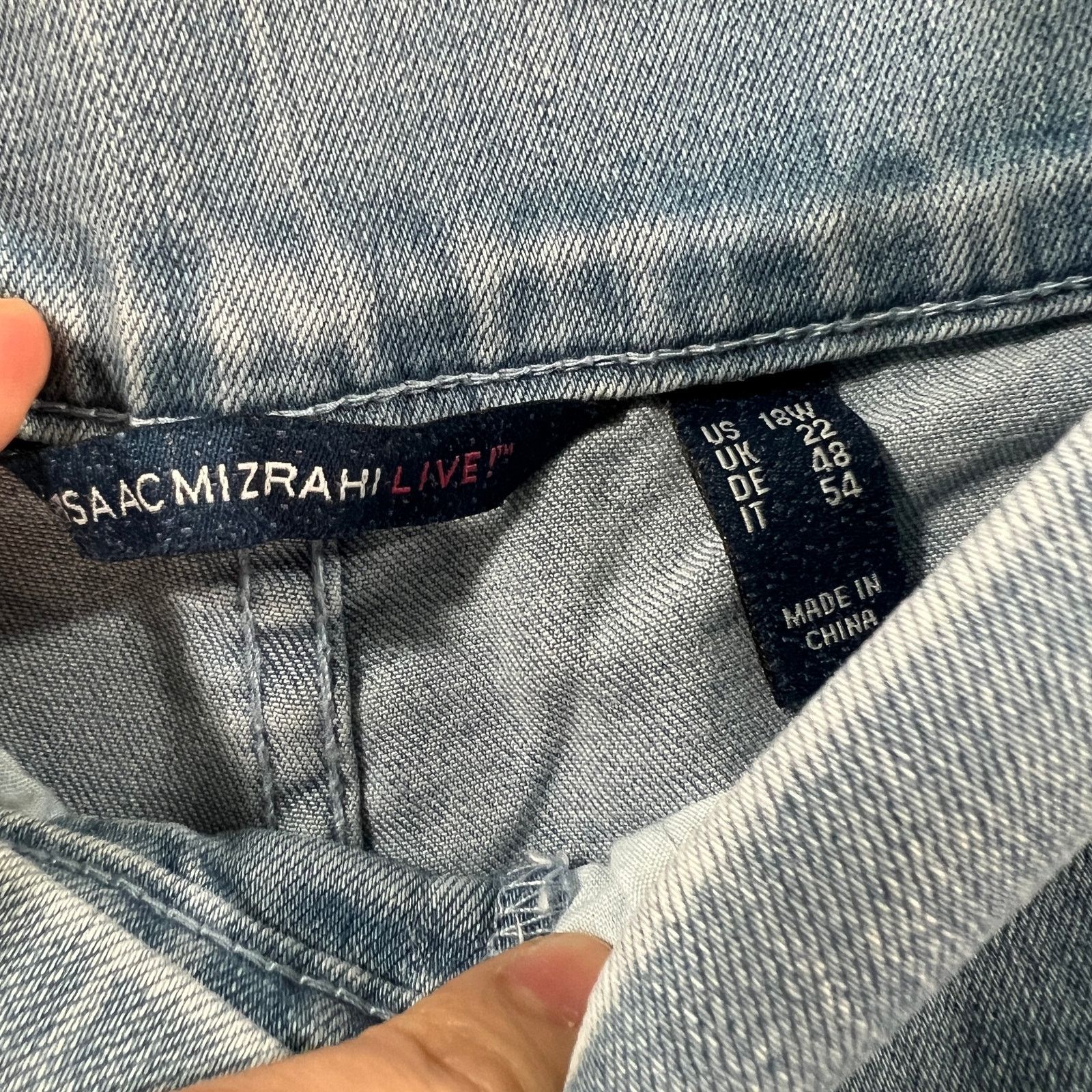Other Isaac Mizrahi Live! True Denim Reg Pull On Slim Ankle Leg Li Size 40" / US 18 - 3 Thumbnail