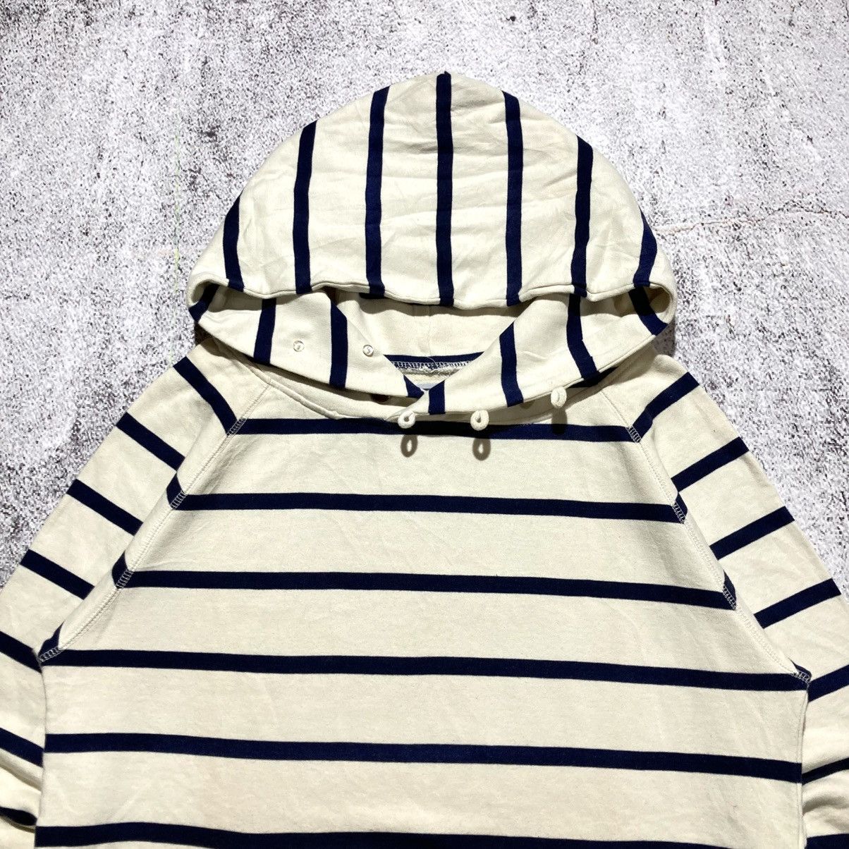 go slow caravan 2000s Go Slow Caravan Striped Unique Hoodie Kapital Style Size US L / EU 52-54 / 3 - 5 Thumbnail