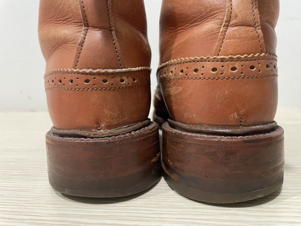 Tricker's Trickers Wingtip Boots Full Leather Made in England 🏴󠁧󠁢󠁥󠁮󠁧󠁿 Unisex Size US 5.5 / EU 38 - 10 Thumbnail