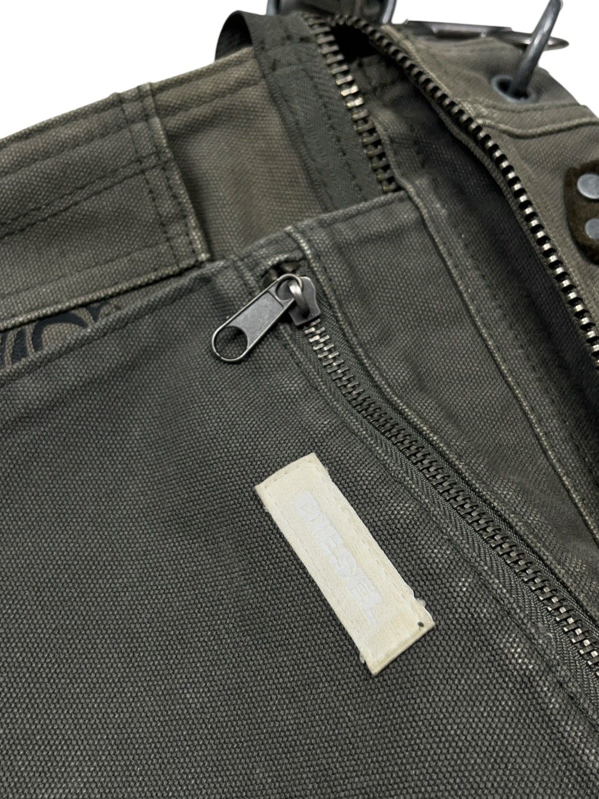 Diesel Vintage Diesel Avant Garde Crossbody Canvas Bag Military Size ONE SIZE - 10 Thumbnail
