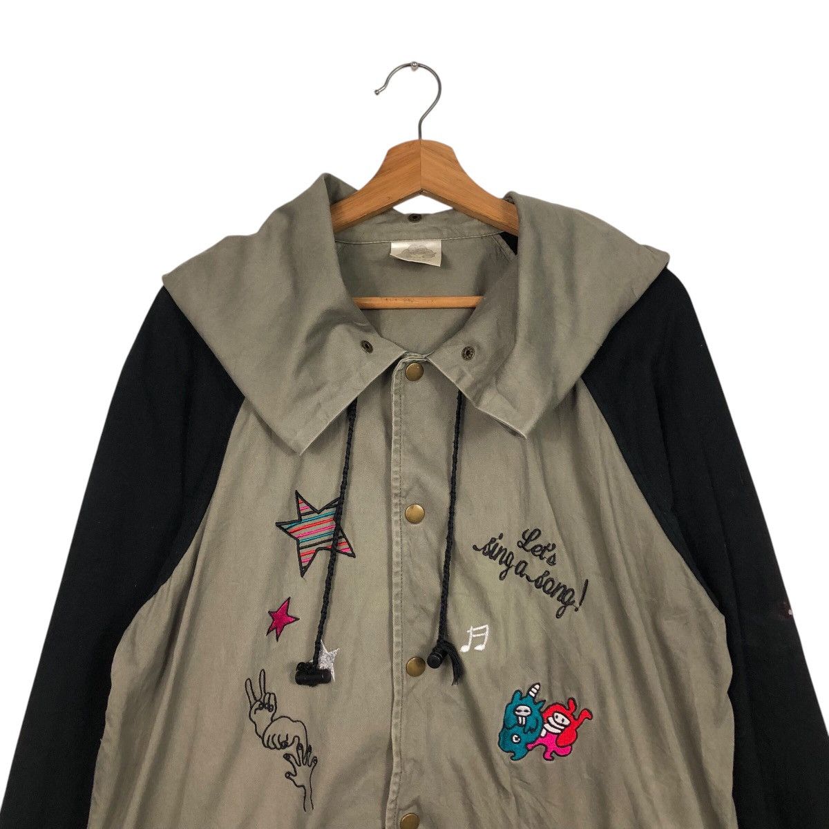 Japanese Brand × Vintage 📌Vintage Bomber Jacket Hoodie Scolar Big Logo Size US M / EU 48-50 / 2 - 4 Thumbnail