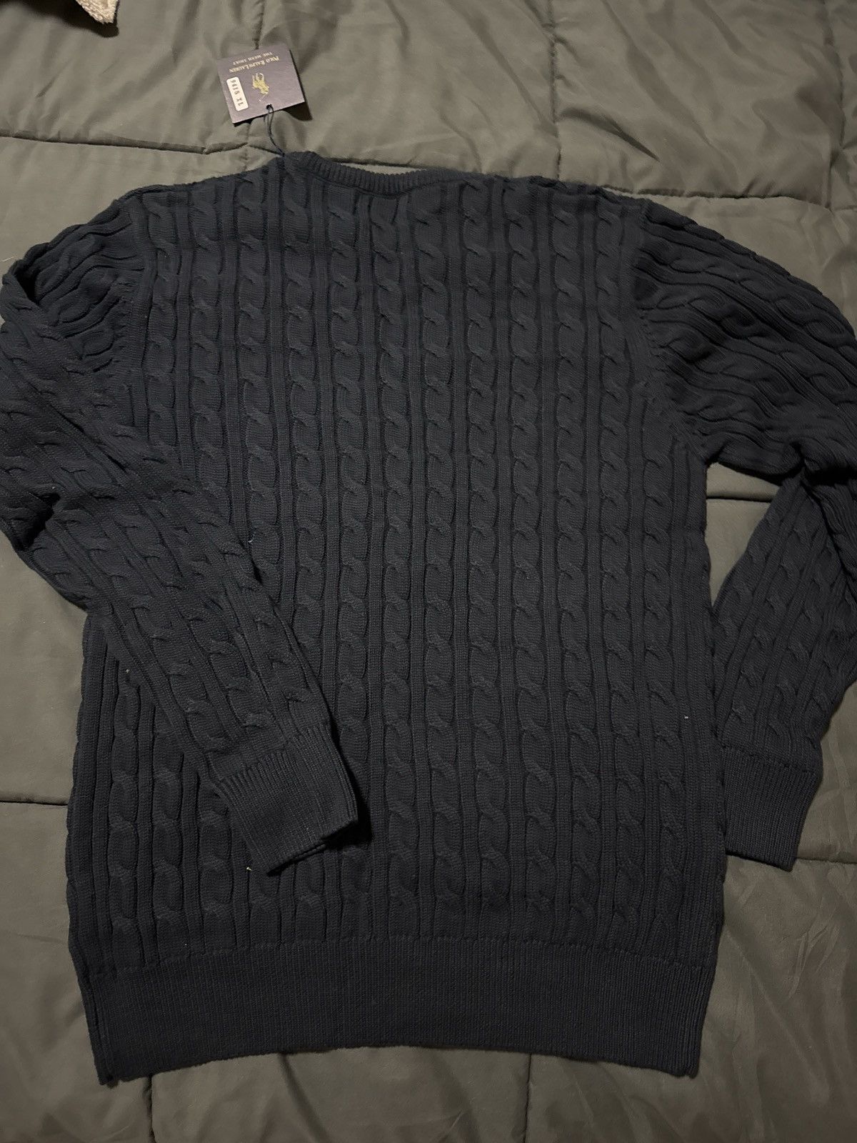 Polo Ralph Lauren Ralph Lauren Polo Navy knit Cotton Sweater Xl Size US XL / EU 56 / 4 - 1 Thumbnail