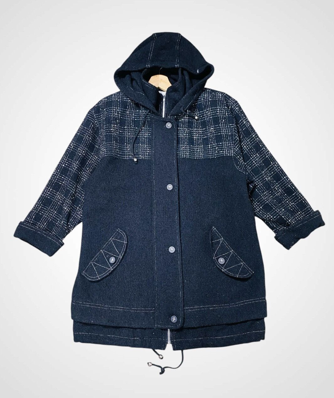 Other A10 Rare - Barra de Labios Hoodie Wool Jacket Size L / US 10 / IT 46 - 1 Thumbnail