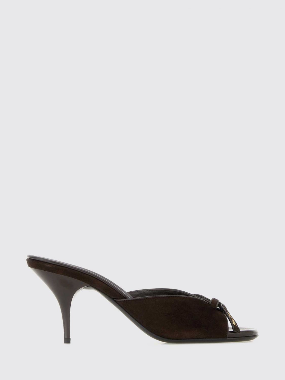 Miu Miu Miu Miu Heeled Sandal Woman Dark Size US 8.5 / IT 38.5 - 1 Preview