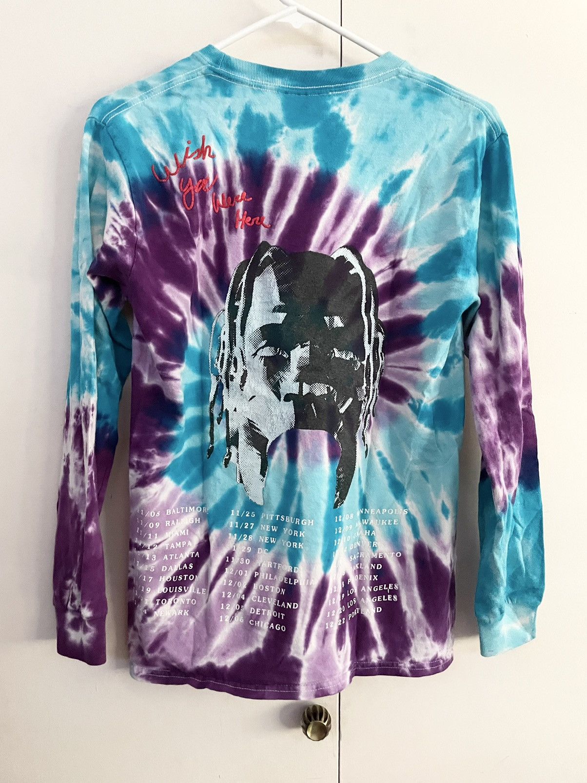 Travis Scott × Vintage Travis Scott Astroworld Tour Longsleeve Tee Size US M / EU 48-50 / 2 - 1 Thumbnail
