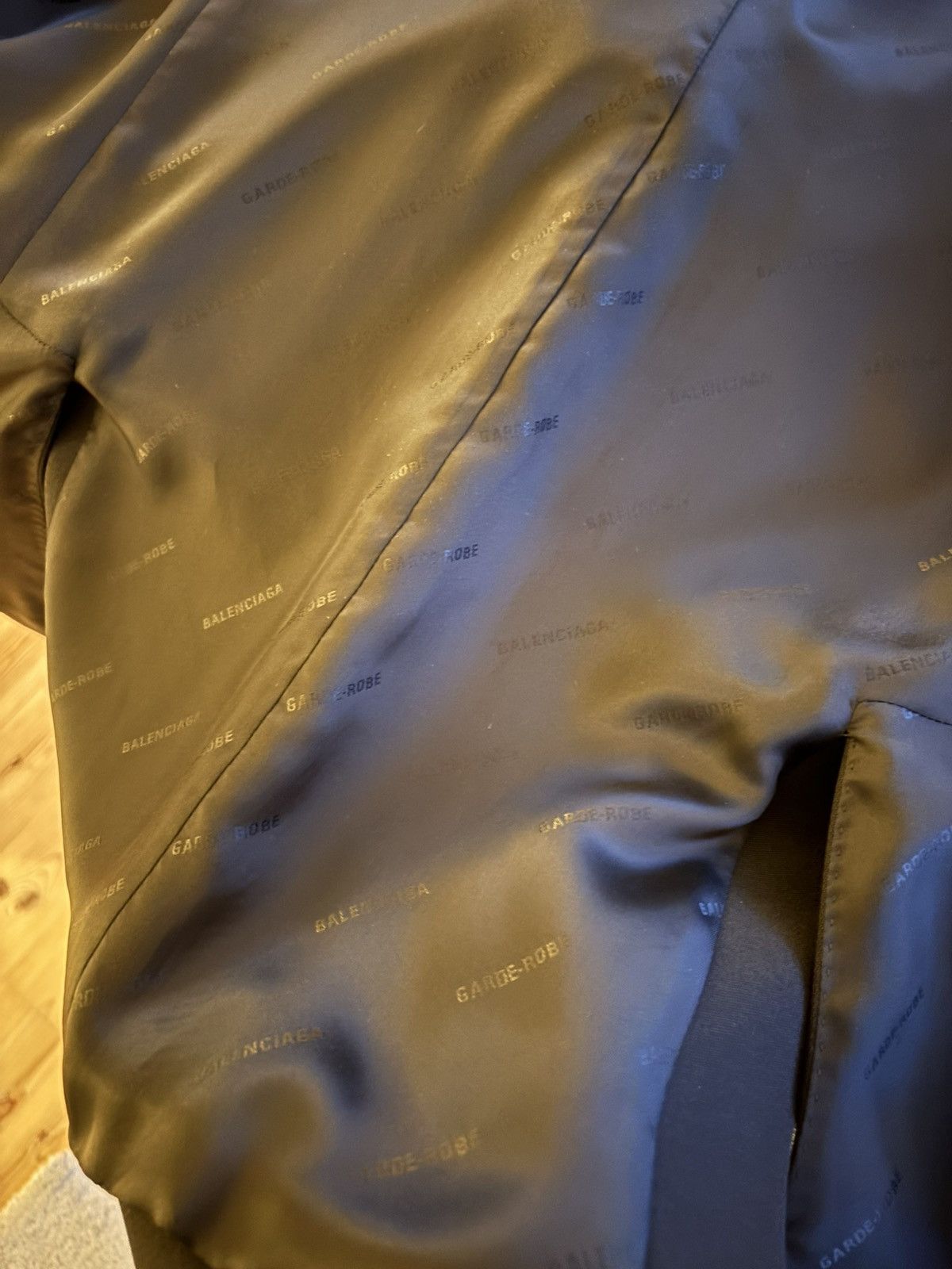 Balenciaga Balenciaga Double Breasted Garde-Robe Blazer Size 50S - 12 Thumbnail