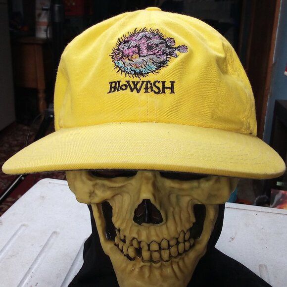 Vintage Vintage Blowfish The Bite - 98 Strap Back Hat Cap Size ONE SIZE - 1 Thumbnail