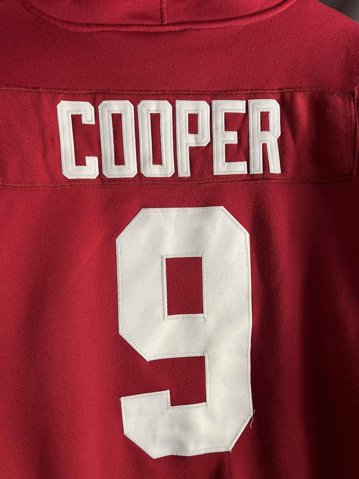 Nike × Vintage Vintage Alabama Crimson Tide Cooper #9 Hoodie Nike NCAA Size US XXL / EU 58 / 5 - 10 Thumbnail