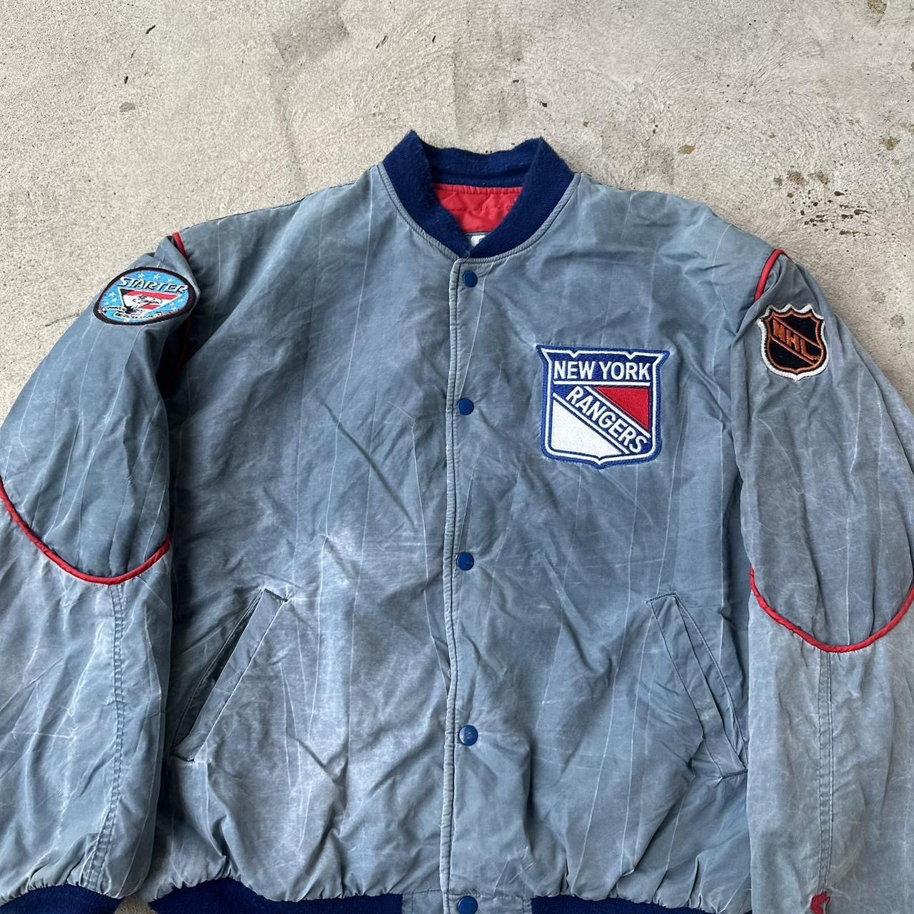 Starter Vintage New York Rangers Starter hockey bomber jacket Size US XL / EU 56 / 4 - 5 Thumbnail