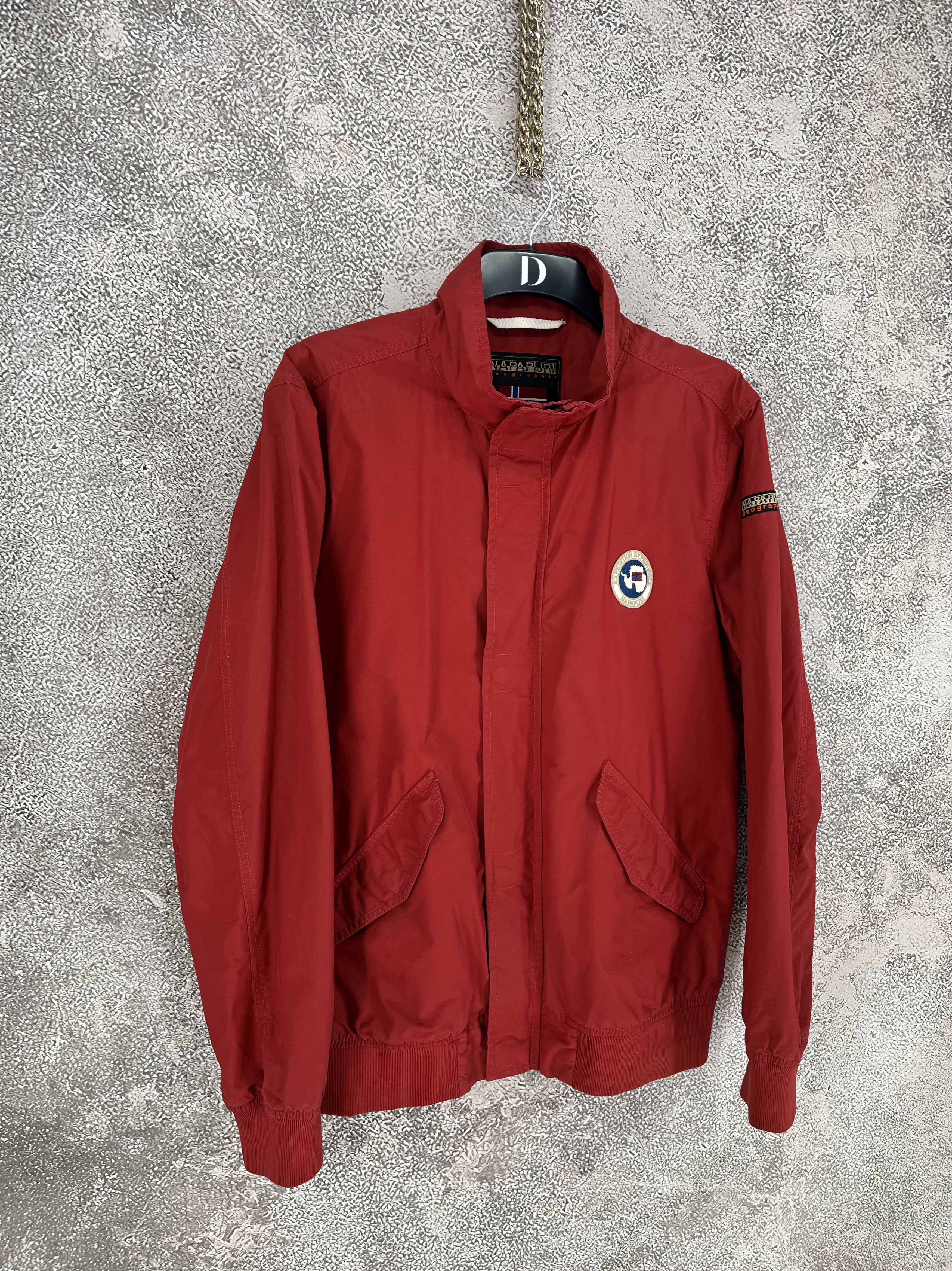 Napapijri Vintage y2k Napapijri Zip Jacket Red size XL Size US XL / EU 56 / 4 - 2 Thumbnail