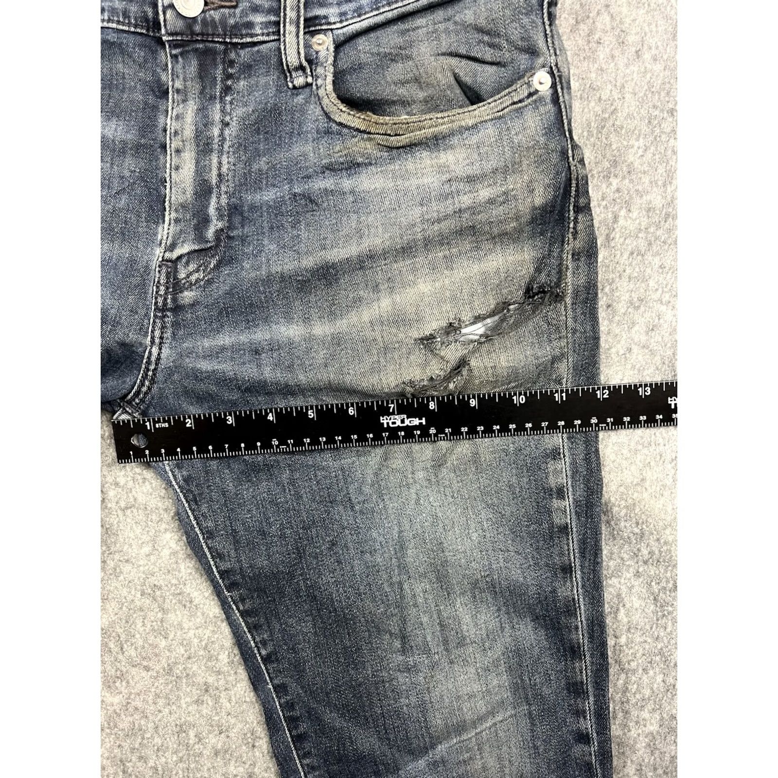 Levi's VTG Levi's 511 Jeans Men Slim Straight Denim Distressed Size 33x34 Blue Logo 5-Pocket Size US 33 - 2 Thumbnail