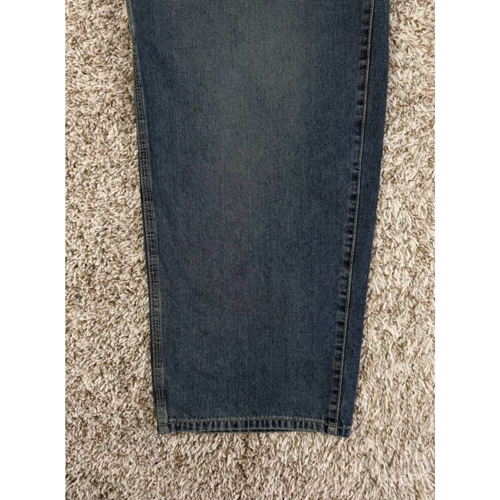 Ecko Unltd. Ecko Unltd Denim Foundry Carpenter Jeans Blue Contrast Stitch Side Pocket 42 Mens Jeans 5-Pocket Design 32in Inseam Regular Size 42 Blue Size US 42 / EU 58 - 7 Thumbnail