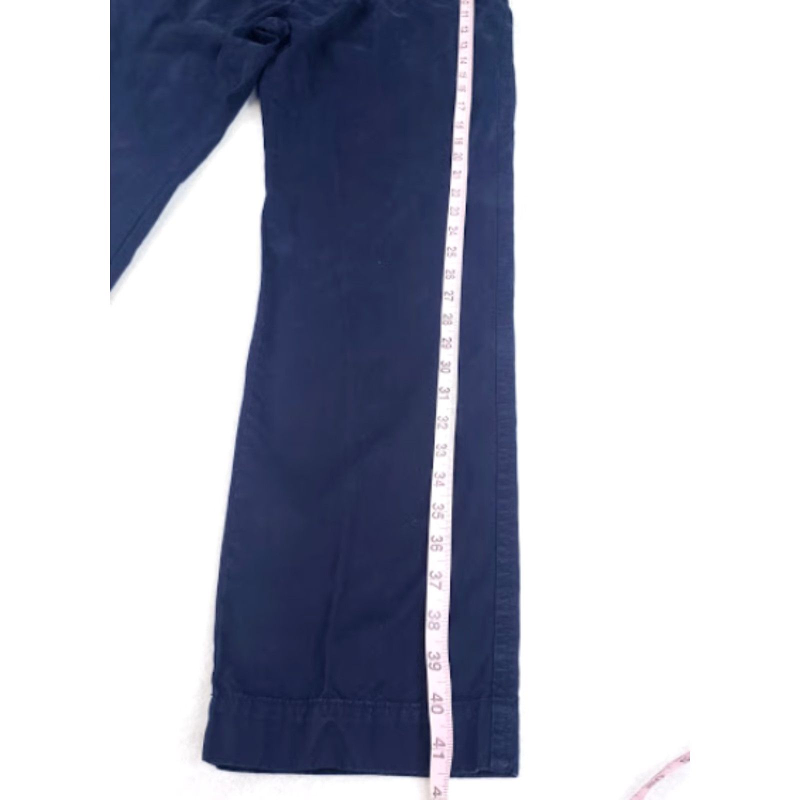 Vintage Dartmoor Men's 38 Chino Flat Front Cotton Pants Navy Blue Adult Size US 38 / EU 54 - 2 Thumbnail