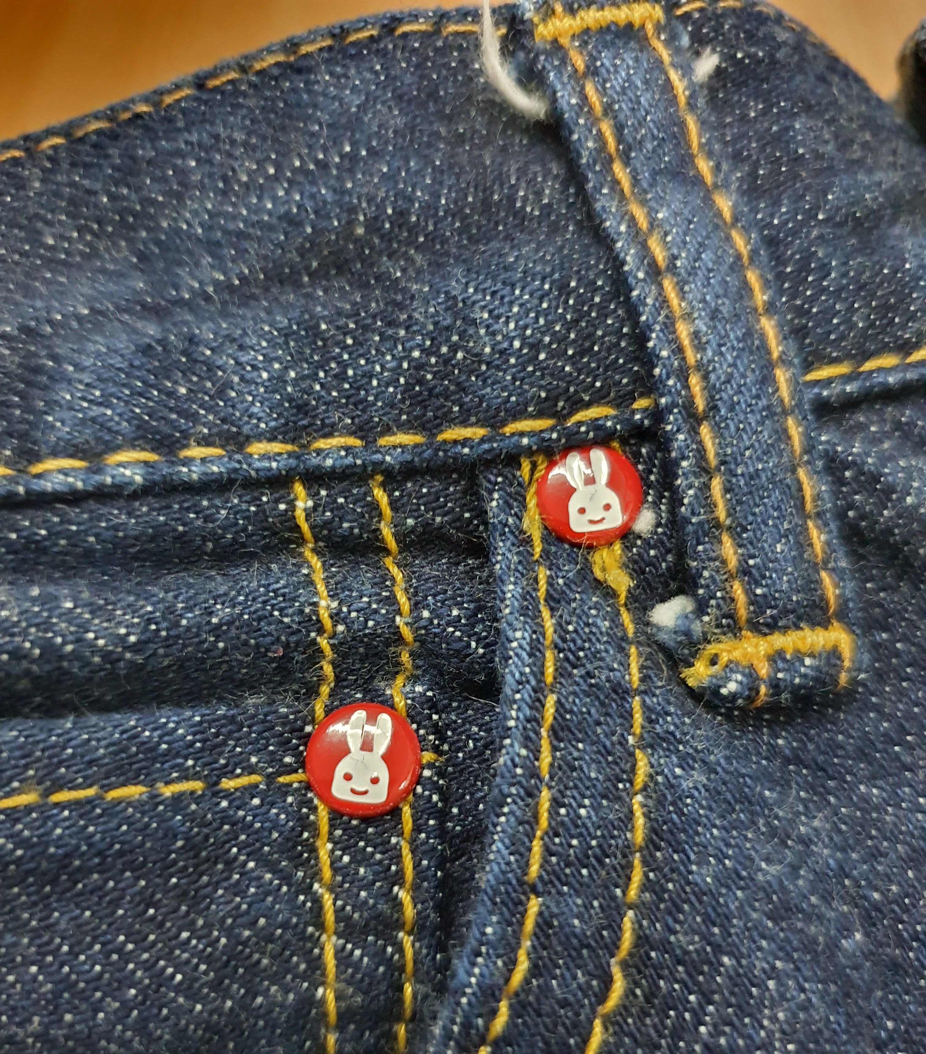Japanese Brand Waist 27" CUNE JAPAN Bunny Jeans. Size 27" / US 4 / IT 40 - 8 Thumbnail