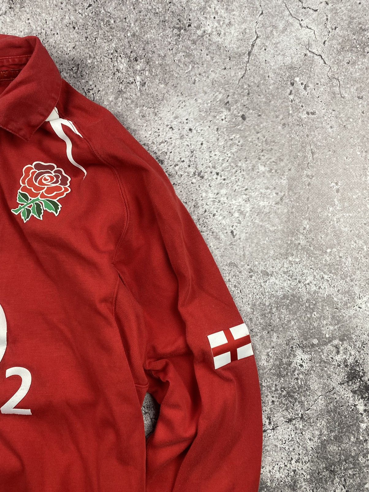Nike × Vintage 90s NIKE RUGBY ENGLAND RETRO BIG LOGO LONGSLEEVE POLO SWOOSH Size US S / EU 44-46 / 1 - 6 Thumbnail