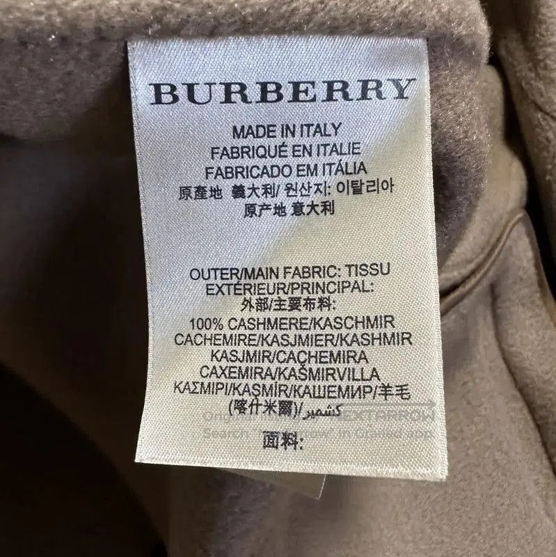Burberry Burberry Long Cashmere Coat in Khaki. Size M / US 6-8 / IT 42-44 - 8 Thumbnail