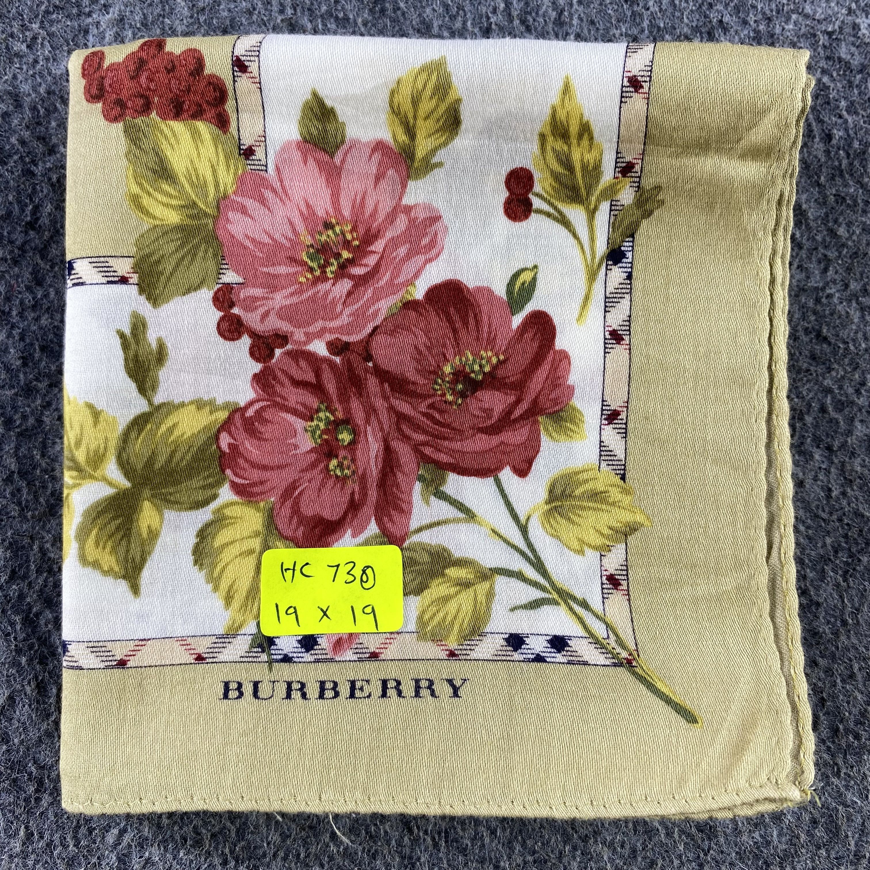 Burberry × Vintage Burberry Handkerchief/Neckerchief/Bandana HC730 Size ONE SIZE - 5 Thumbnail