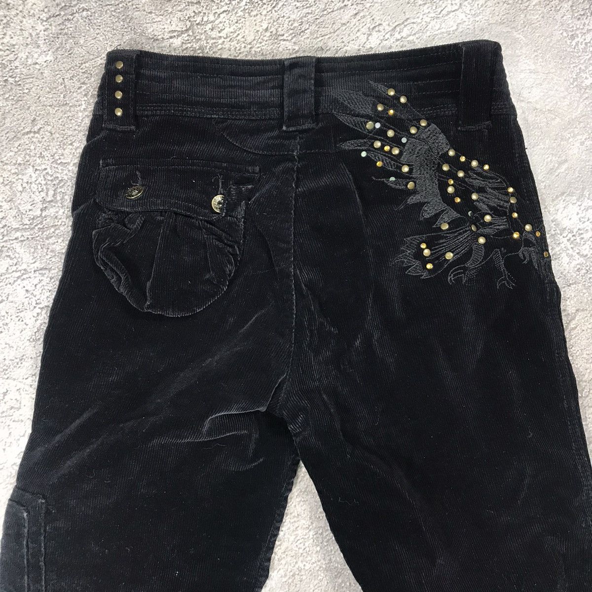 Vintage Vintage 90s Japanese Baggy Cargo Pants Black Skate Faded 28 Size 28" / US 6 / IT 42 - 6 Thumbnail
