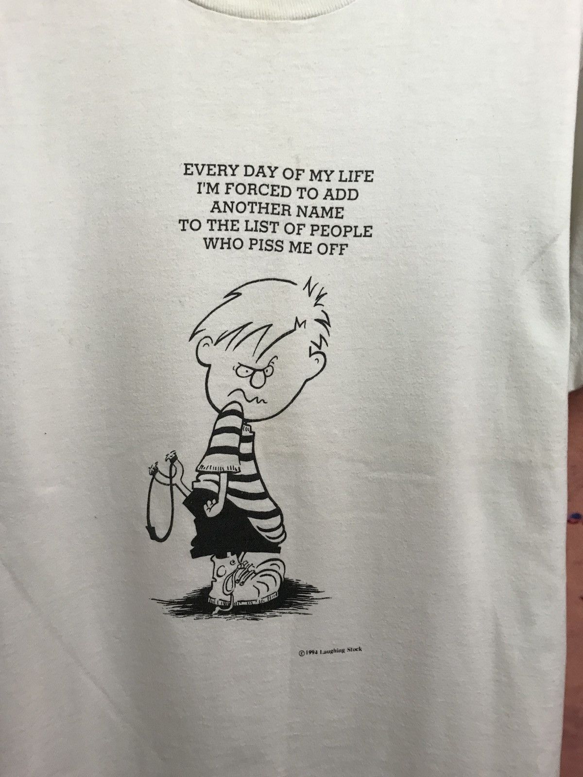 Vintage Vintage 90s Calvin Hobbs streetwear tee Size US L / EU 52-54 / 3 - 2 Thumbnail