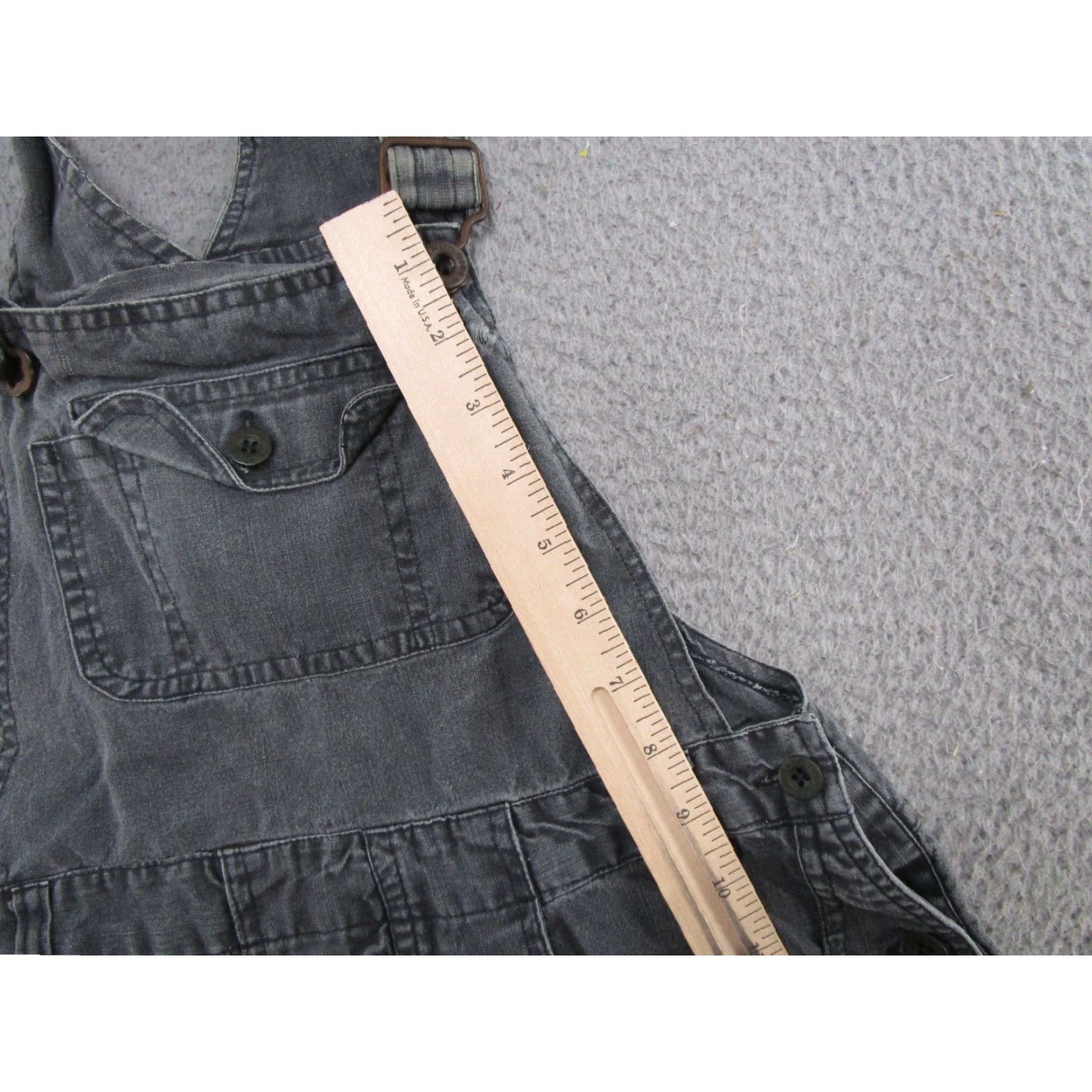Vintage VINTAGE Gitano Overalls Sleeveless Womens Size M Gray Canvas 90s Hippie Pockets Accessories Dressy Casual Girls Mens Womens Size 32" / US 10 / IT 46 - 7 Thumbnail