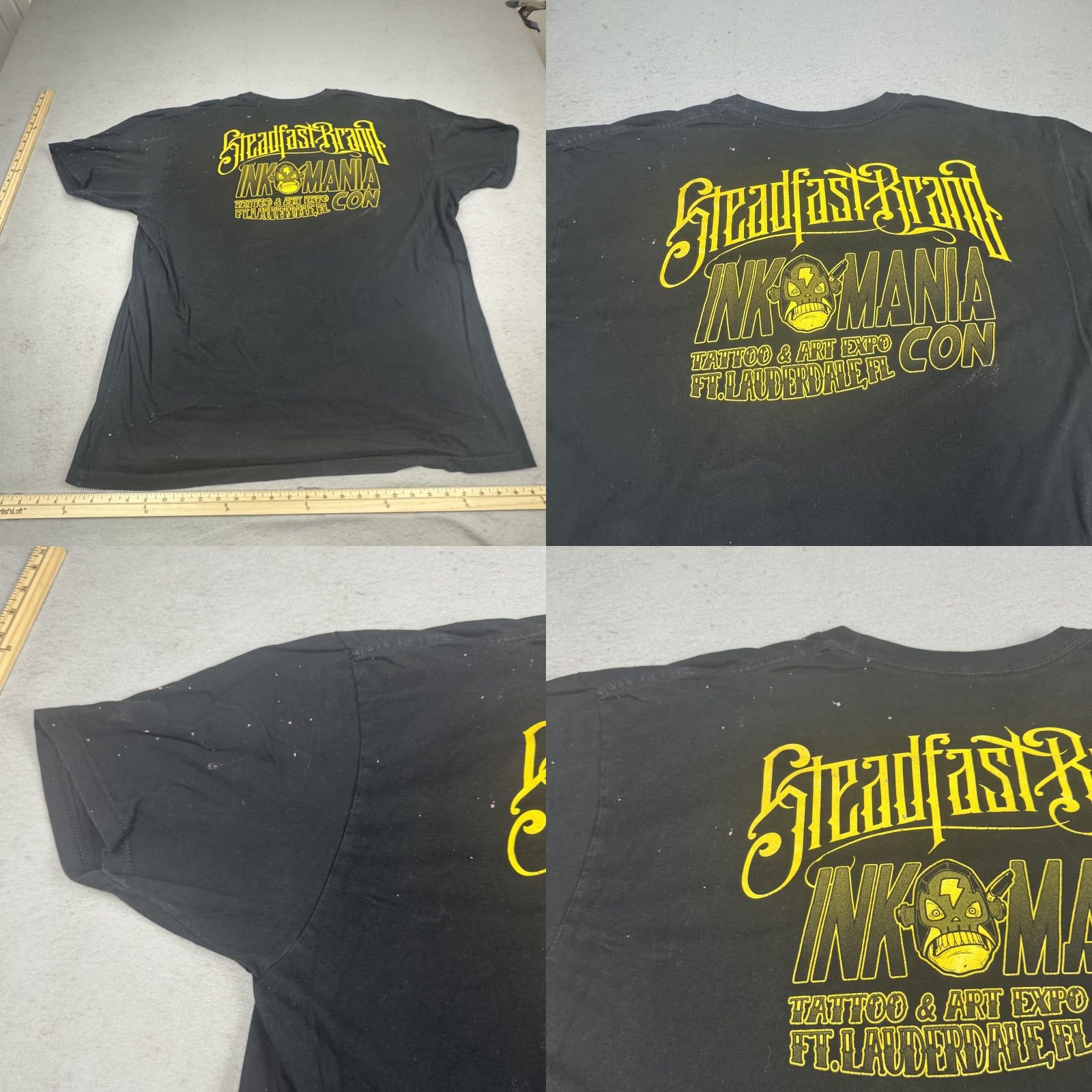 Next Level Ink Mania Convention Shirt Mens XL Tattoo Art Expo Ft Lauderdale Shirt Mens XL Black Tattoo Art Expo Ft Lauderdale Size US XL / EU 56 / 4 - 9 Thumbnail